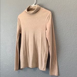Tan Turtleneck